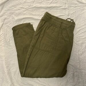 Old Navy Women’s Olive Green Linen Pants